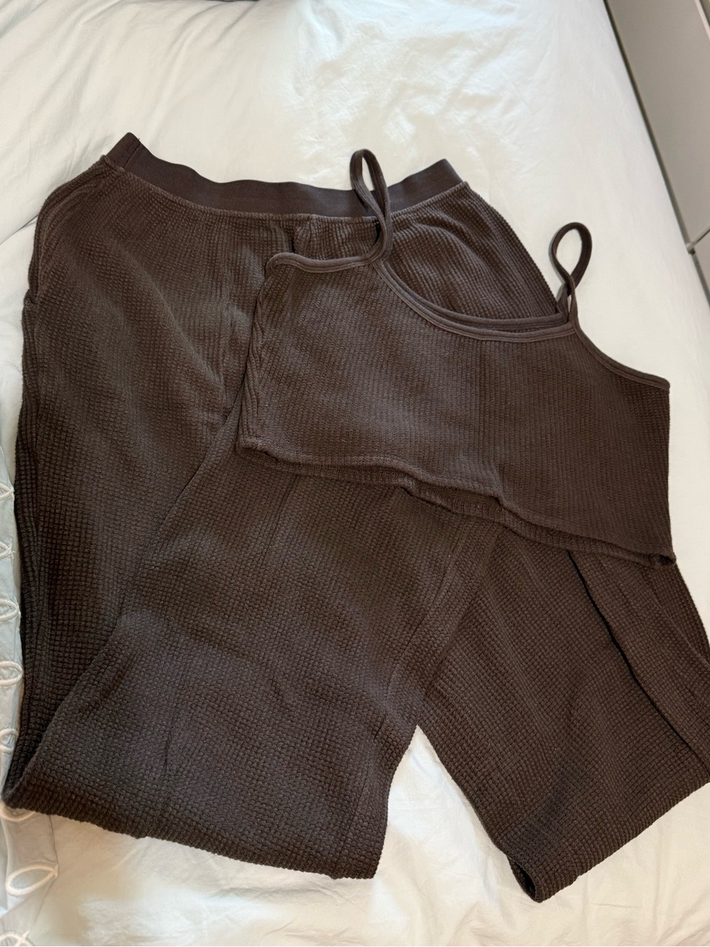 SET Active brown waffle knit set - Picture 5 of 5
